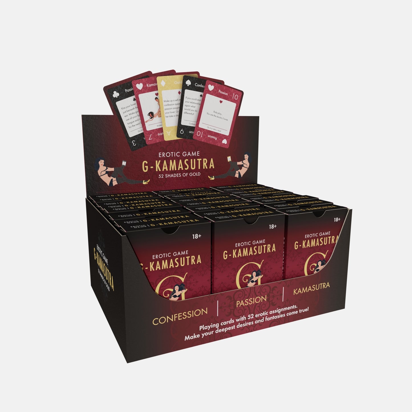 G-Kamasutra 52 Shades of Gold - Erotic Card Game