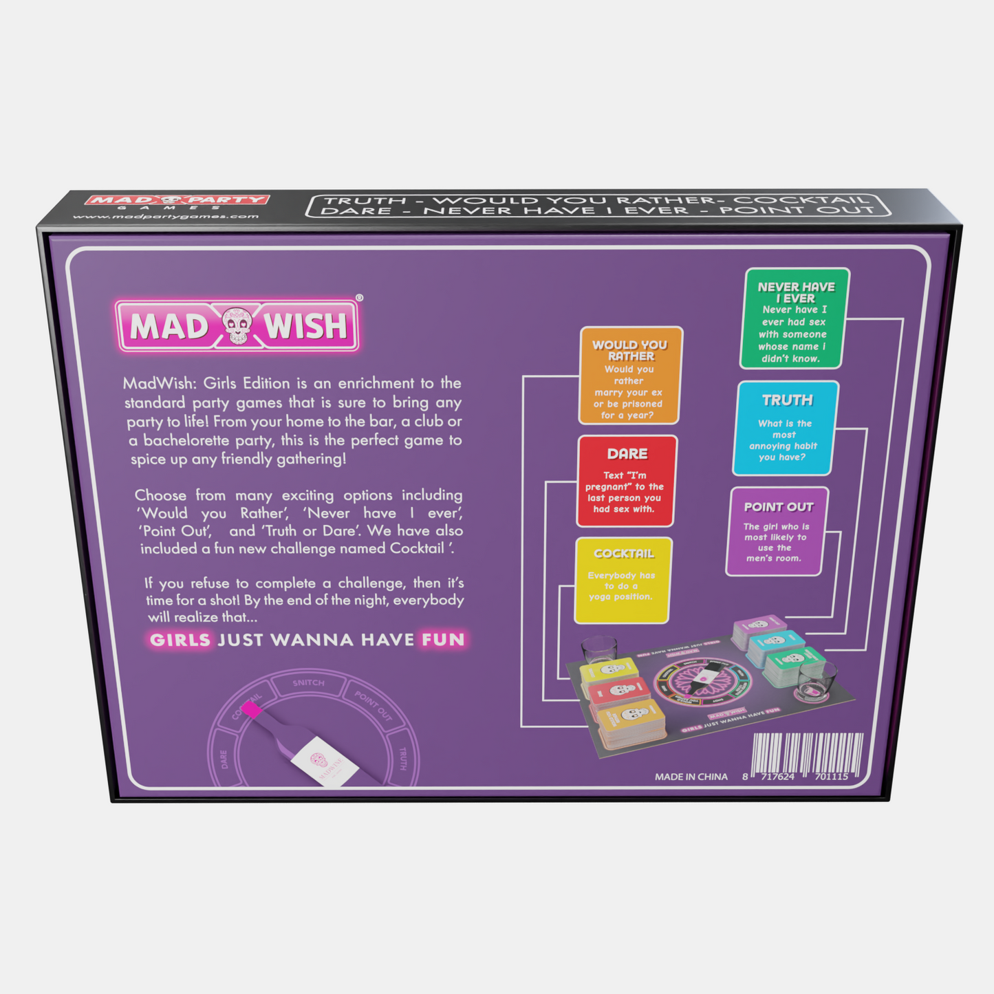 MadWish Girls Edition - Party Game