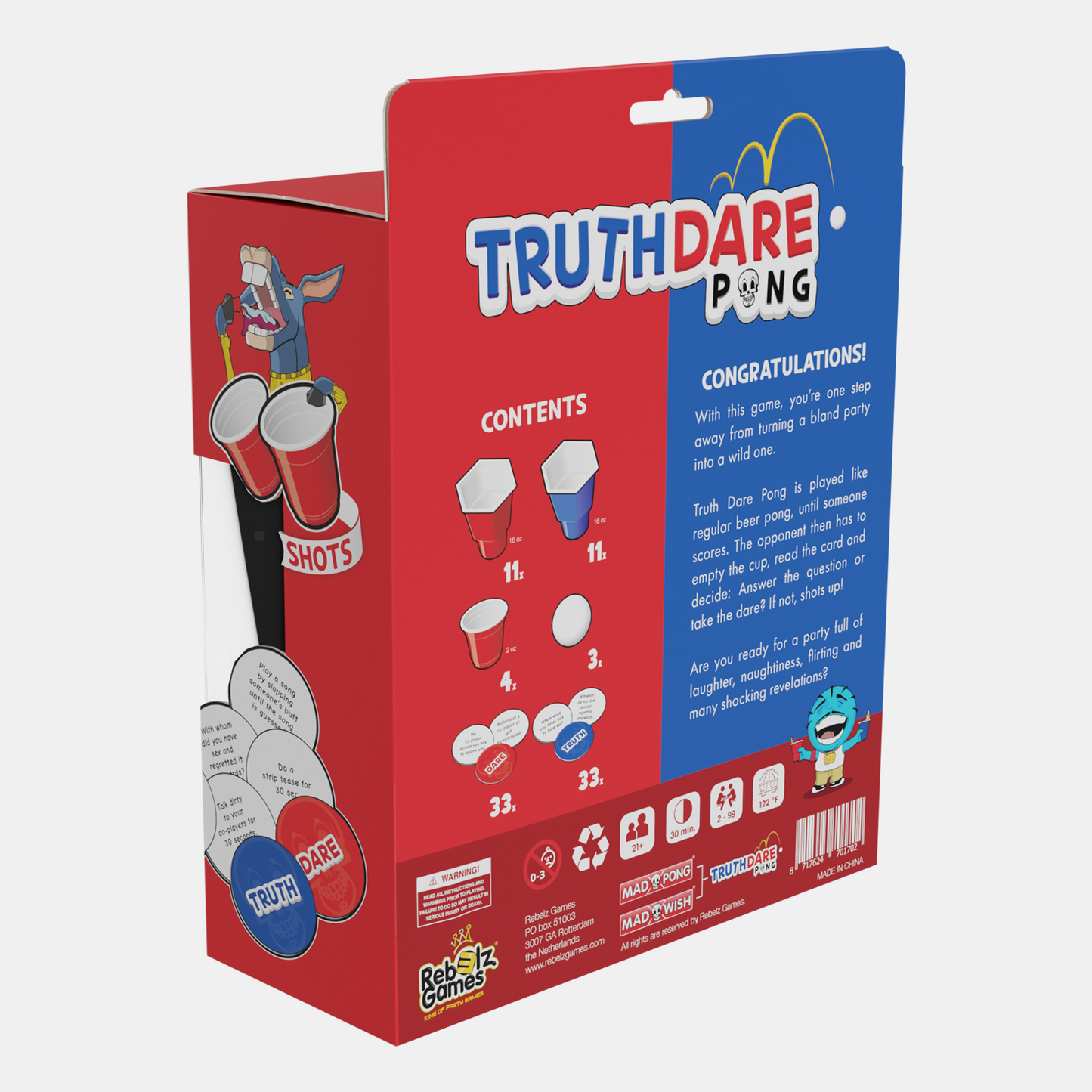 TruthDarePong - Beer Pong Game
